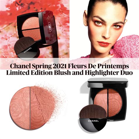 Chanel Spring Summer 2021 Fleurs de Printemps blush and